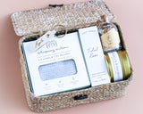 Lavender Field - Seagrass Basket - DUSKY LARK