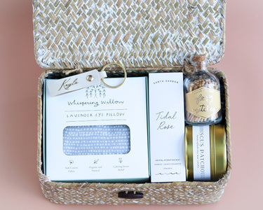 Lavender Field - Seagrass Basket - DUSKY LARK