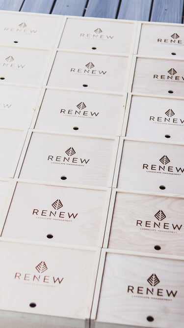 Custom Engraved Box With YOUR Logo - DUSKY LARK