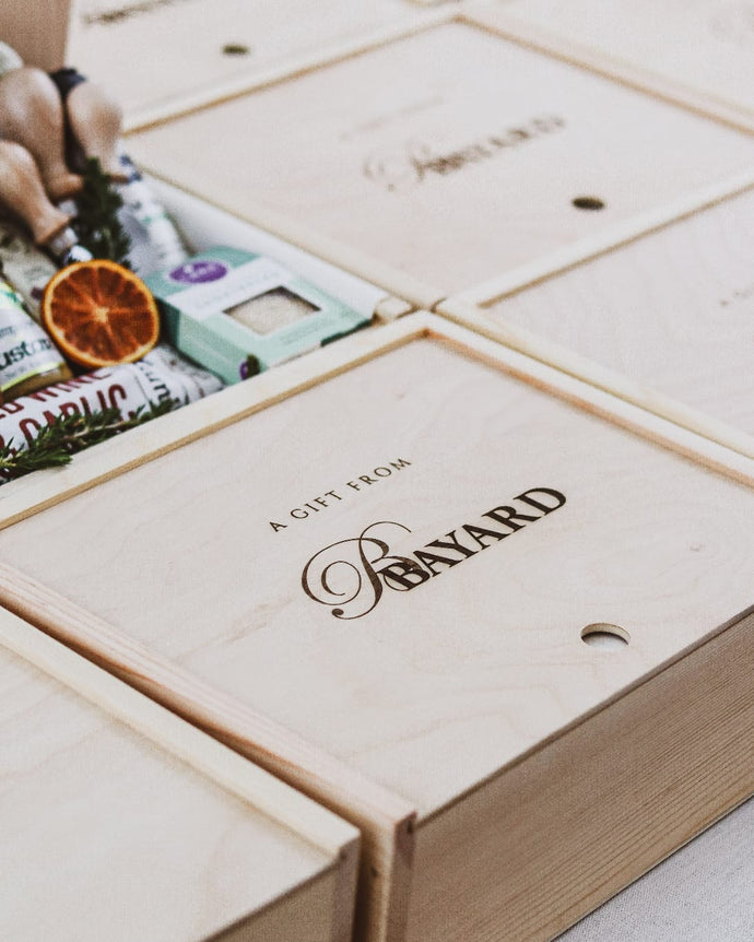Custom engraved corporate milestone gift boxes for employee recognition and executive appreciation | Dusky Lark