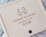 Twins Keepsake Box - Baby Dinosaurs - DUSKY LARK