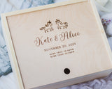 Twins Keepsake Box - Baby Unicorns - DUSKY LARK