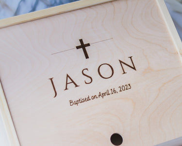 Baptism Keepsake Box - Jason Edition - DUSKY LARK