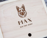 Dog Memorial Box - Run Free Buddy - DUSKY LARK