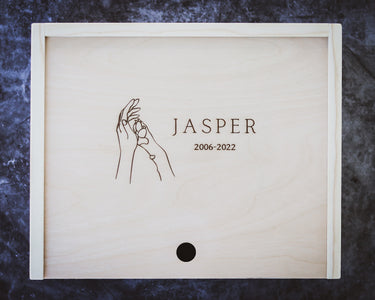 Dog Memorial Box - Best Friends - DUSKY LARK