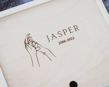 Dog Memorial Box - Best Friends - DUSKY LARK