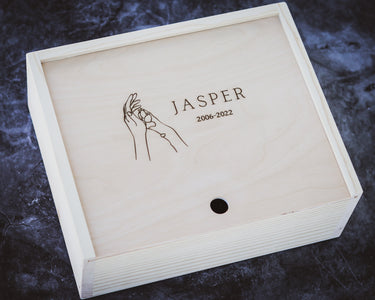 Dog Memorial Box - Best Friends - DUSKY LARK