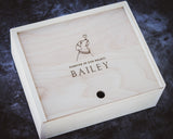 Dog Memorial Box - Forever In Our Hearts - DUSKY LARK