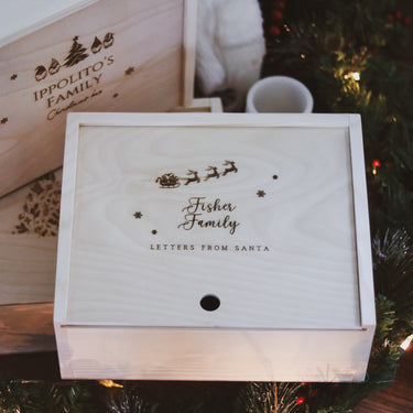 Holiday Keepsake Box - Santa Sleight - DUSKY LARK