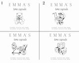 Baby Keepsake and Memories Box - Time Capsule For Girls - DUSKY LARK