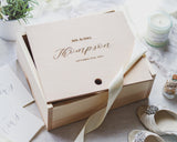 Wedding Memory Box - Mr. & Mrs. - DUSKY LARK