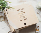 Wedding Memory Box - Wreath - DUSKY LARK