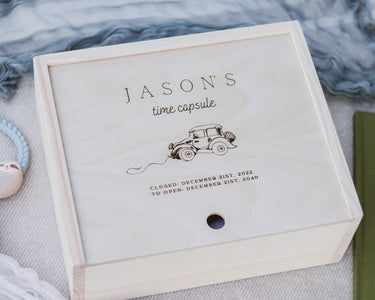 Baby Memory Box - Time Capsule For Boys - DUSKY LARK