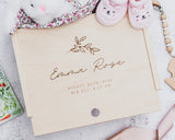 Baby Keepsake Box - Floral - DUSKY LARK