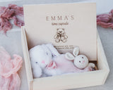 Baby Keepsake and Memories Box - Time Capsule For Girls - DUSKY LARK