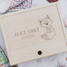 Baby Keepsake Box - Baby Fox - DUSKY LARK