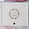 Baby Keepsake Box - Flower Wreath - DUSKY LARK
