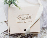 Wedding Memory Box - Wedding Rings - DUSKY LARK