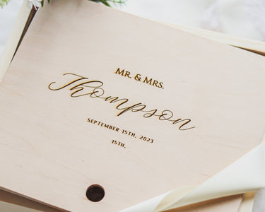 Wedding Memory Box - Mr. & Mrs. - DUSKY LARK